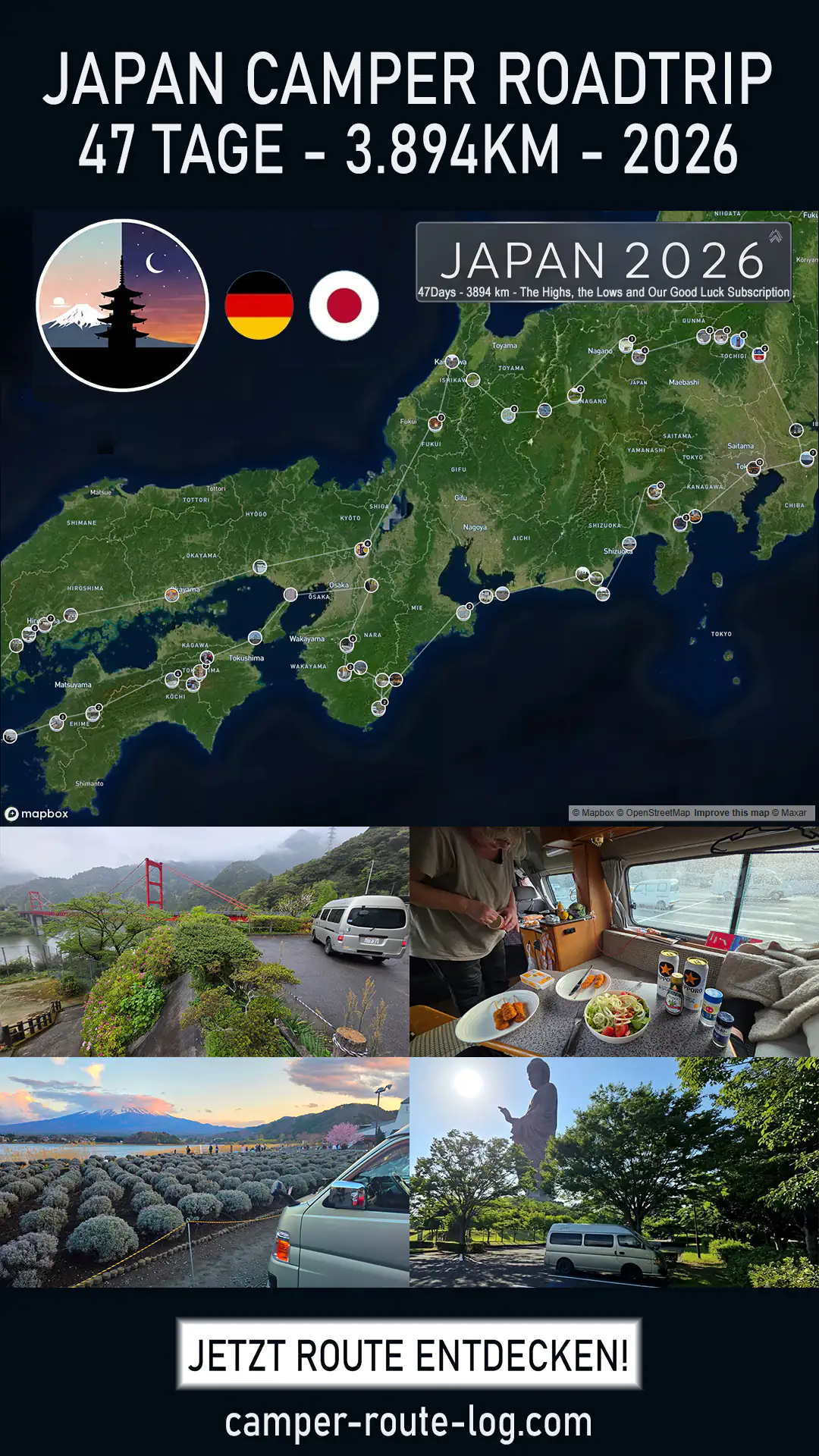 Japan Camper Roadtrip Video Vorschau